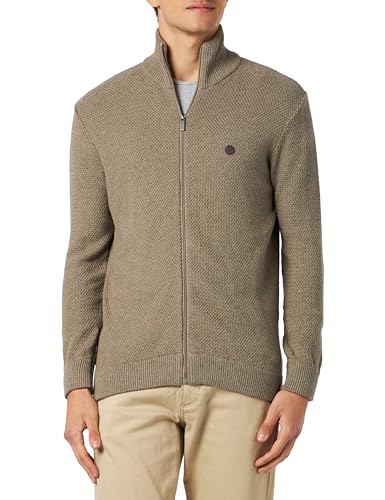 Springfield Herren Strickjacke, Sandfarben, Medium von Springfield