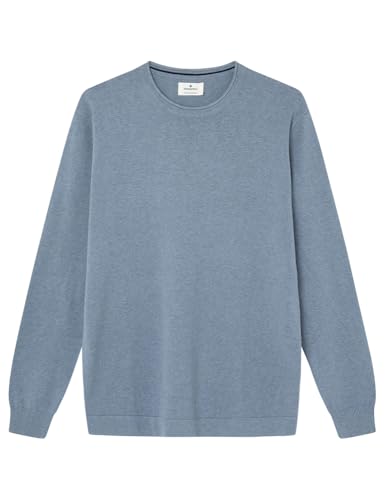 Springfield Herren Suéter Basic-Pullover, Azul Medio, M von Springfield