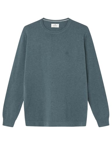 Springfield Herren Suéter Basic-Pullover, Azules, M von Springfield