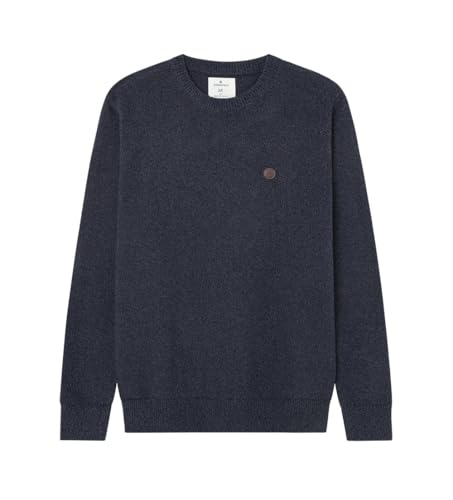 Springfield Herren Suéter Polo-Pullover, Azul Oscuro, L von Springfield