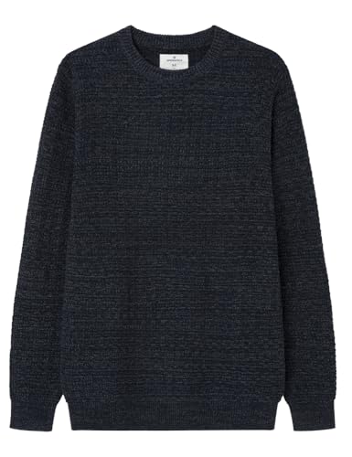 Springfield Herren Suéter Polo-Pullover, Navy, M von Springfield