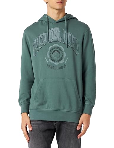 Springfield Herren Sweatshirt, Türkis/Ente, Small von Springfield