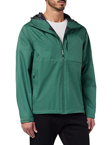 SPRINGFIELD Herren Technischer wasserdichter Parka Jacke, grün, Large von Springfield