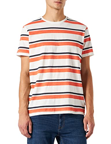 SPRINGFIELD Herren Wellen T-Shirt, dunkelblau, L von Springfield