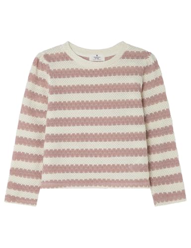 Springfield Mädchen Camiseta chenilla Rayas niño Kurzarm Shirt, Lavanda, 7 Jahre (2er Pack) von Springfield