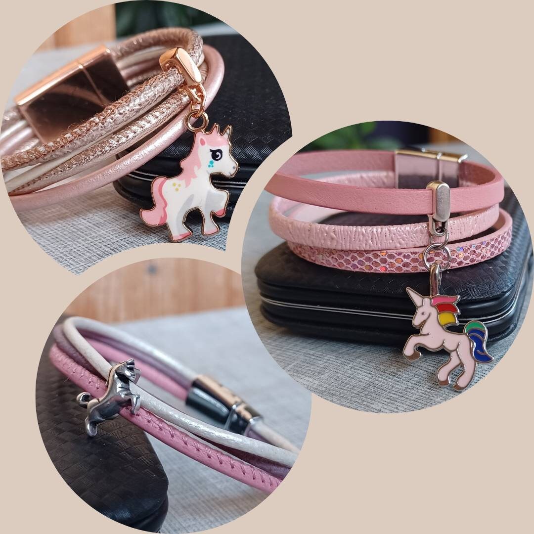 Kinderarmbänder Mit Einhorn von SpringtimeArmbaender