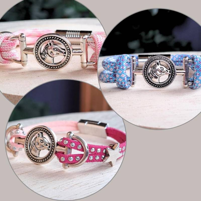 Mädchenarmband Mit Pferd Verschiedene Varianten von SpringtimeArmbaender