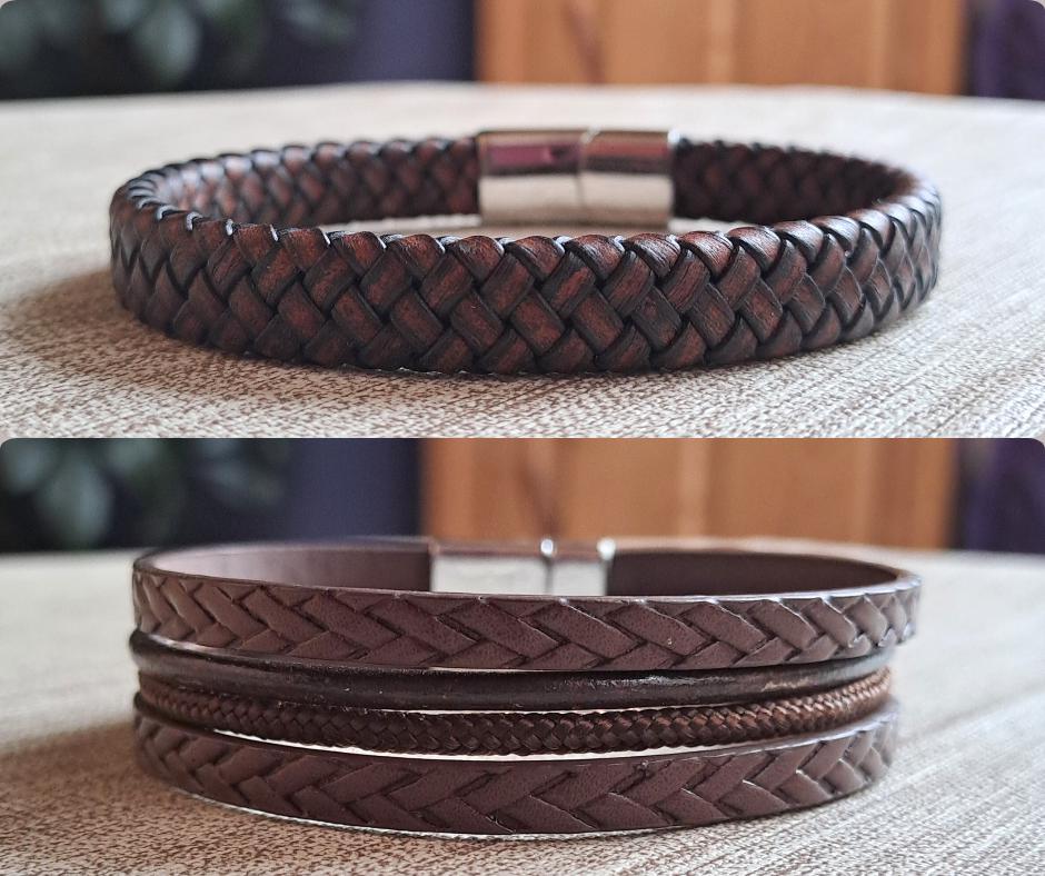 Schlichte Lederarmbänder von SpringtimeArmbaender