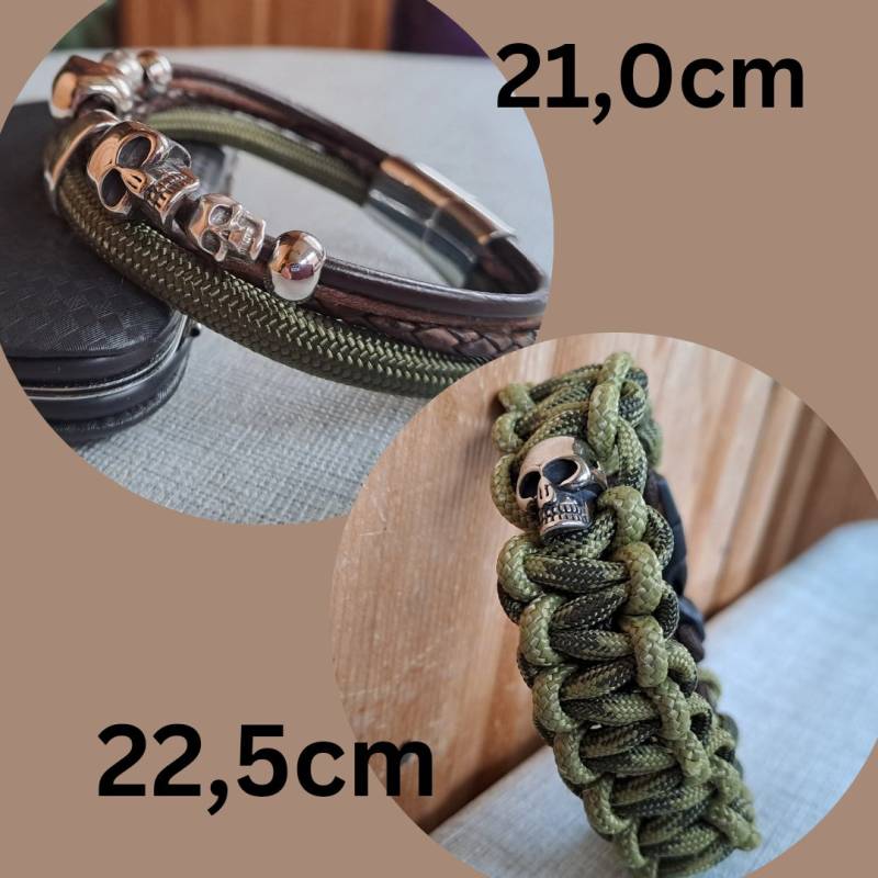 Totenkopf Armbänder von SpringtimeArmbaender