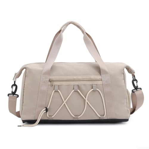 Mehrzweck-Turnbeutel mit separatem Schuhfach und Nassfach für aktive Benutzer, beige Mehrzweck-Turnbeutel mit separatem Schuhfach und Nassfach für aktive Benutzer, beige von Springwillfly