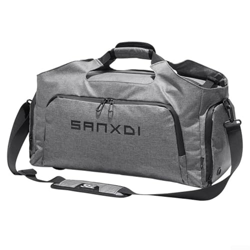 Sporttasche mit 50 l Fassungsvermögen, Schuhfach und Nass-/Trocken-Trennfunktion, Wie abgebildet, Gray Sporttasche mit 50 l Fassungsvermögen, Schuhfach und Nass-/Trocken-Trennfunktion, Wie abgebildet, Gray von Springwillfly