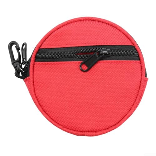 Springwillfly Angelschnur-Organizer-Tasche, leichtes Oxford-Gewebe mit Hakenschnalle für einfache Verwendung im Freien, rot von Springwillfly