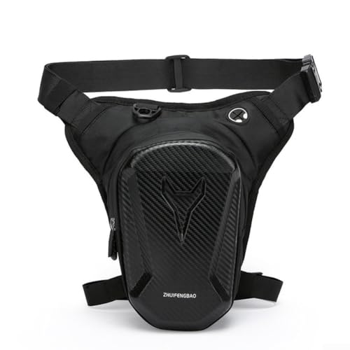 Springwillfly Motorrad-Beintasche für den Außenbereich, mit wasserabweisendem Material, verstellbarer Passform und geräumigem Stauraum für Handy, Geldbörse und Schlüssel (A) von Springwillfly