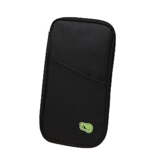 Springwillfly Reisefreundliches Kartenetui für Reisepass, Tickets und Dokumente, Wie abgebildet, Is black von Springwillfly