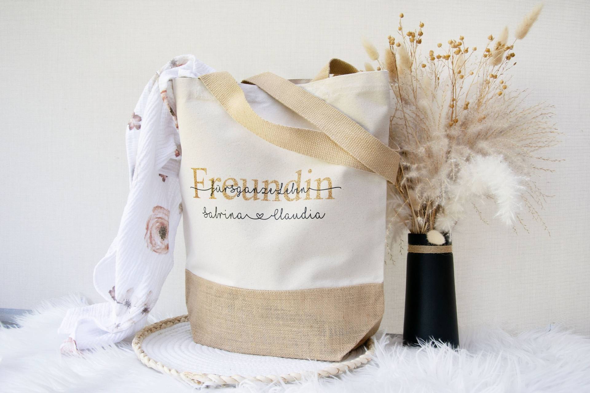 Jutetasche Freundin Mit Name, Personalisierte Jutetasche, Geschenk, Geschenktasche, Personalisiertes Weihnachtsgeschenk Bestie Jutetasche Freundin Mit Name, Personalisierte Jutetasche, Geschenk, Geschenktasche, Personalisiertes Weihnachtsgeschenk Bestie von SprinkleandStyleShop