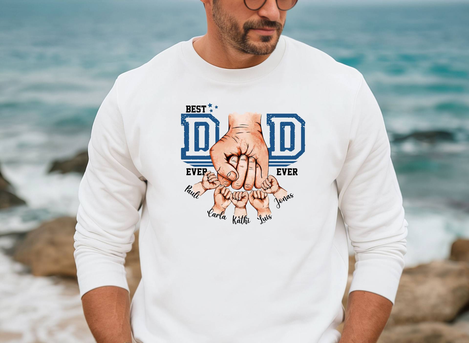 Personalisierter Papa Opa Hoodie, Vatertagsgeschenk, Geschenke Für Vatertag, Familienoutfit, Vater T-Shirt Geschenk, Dad To Be, Kinderhände Personalisierter Papa Opa Hoodie, Vatertagsgeschenk, Geschenke Für Vatertag, Familienoutfit, Vater T-Shirt Geschenk, Dad To Be, Kinderhände von SprinkleandStyleShop