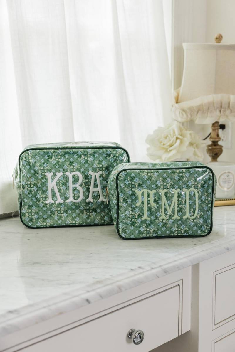 Camilla Moss X Swp // Florale Make-Up Tasche, Etui, Geschenk Für Sie, Kulturbeutel, Kulturtasche von SprinkledWithPink