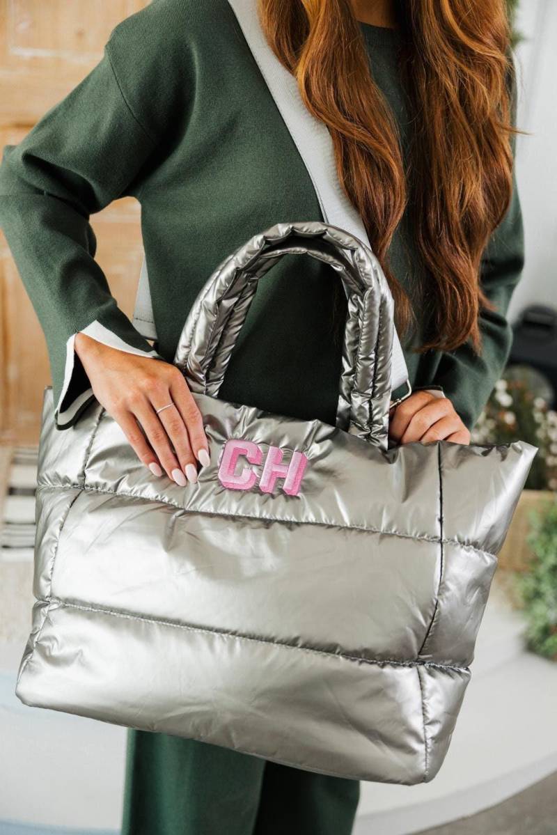 Gestickte Kugelfisch-Tasche/Monogramm-Puffer-Tasche, Personalisierte Tragetasche, Gesteppte Kugelfisch-Tasche, Individuelles Geschenk Für Sie Gestickte Kugelfisch-Tasche/Monogramm-Puffer-Tasche, Personalisierte Tragetasche, Gesteppte Kugelfisch-Tasche, Individuelles Geschenk Für Sie von SprinkledWithPink
