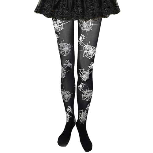 Strumpfhose Spinnenweben, Spinnen Strumpfhose, Spinnen Nylon-Strümpfe, Halloween Strumpfhose Damen, Karneval Trumpfhose Damen, Karneval, Mottoparty, Halloween von Sprinlot