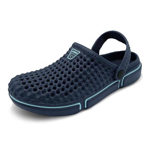Sprint Sport Damen Clogs Gartenschuhe Pantoletten atmungsaktiv in Größe 36-41 (blau, EU Schuhgrößensystem, Erwachsene, Numerisch, M, 37) von Sprint Sport
