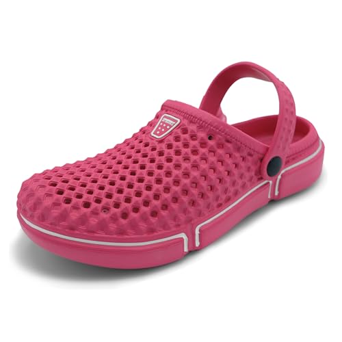 Sprint Sport Damen Clogs Gartenschuhe Pantoletten atmungsaktiv in Größe 36-41 (pink, EU Schuhgrößensystem, Erwachsene, Numerisch, M, 41) von Sprint Sport