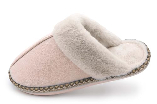 Sprint Sport Pantoffeln mit Warmfutter Hausschuhe rutschfeste Slipper Outdoor/Indoor (Altrosa, EU Schuhgrößensystem, Erwachsene, Numerisch, M, 39) von Sprint Sport