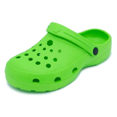 Unisex Clogs für Strand, Garten, Arbeit, Zuhause mit Riemen (Grün, eu_Footwear_Size_System, Adult, Numeric, medium, Numeric_41) von Sprint Sport