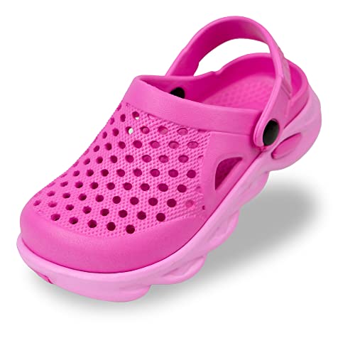 Unisex-Kinder Clogs Pantoffeln Sandale Mädchen Jungen Hausschuhe Gartenschuhe Sommer Strand Sandalen (Pink Rosa, eu_Footwear_Size_System, Big_Kid, Numeric, medium, Numeric_35) von Sprint Sport