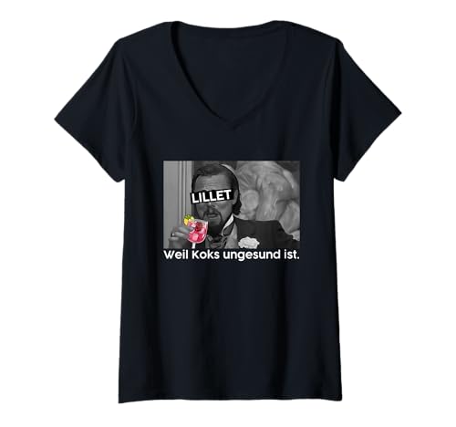 Damen Spritz Weil Ungesund Ist Lustiger Satire Wildberry Spritz T-Shirt mit V-Ausschnitt Damen Spritz Weil Ungesund Ist Lustiger Satire Wildberry Spritz T-Shirt mit V-Ausschnitt von Spritz Weil Ungesund Ist Lustiger Wildberry Spruch