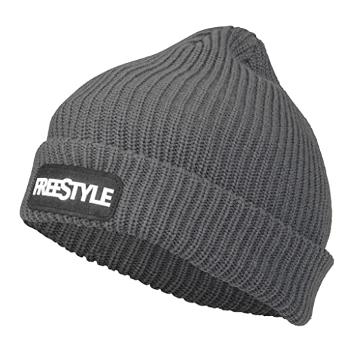 Spro Freestyle | Winter Beanie Grau Wintermütze Mütze Angelmütze Strickmütze von Spro