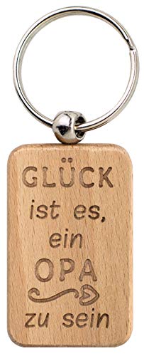 Schlüsselanhänger für den Opa · Schlüsselanhänger mit Gravur · Anhänger aus Holz · Geschenke für Opa · Geschenk Oma und Opa · Opa Geschenk · Opa Geschenk Enkel von Spruchreif