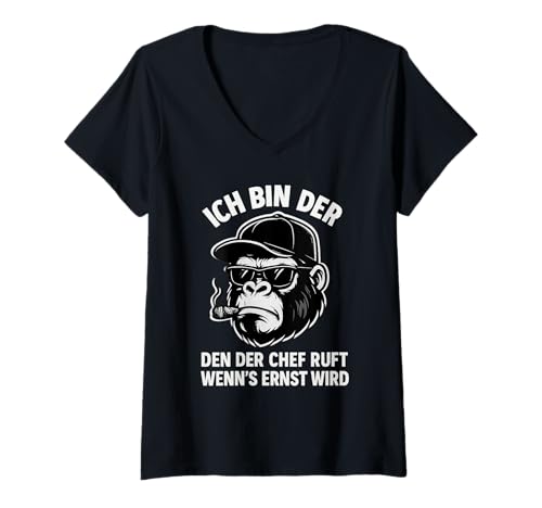 Damen Lustiges Handwerker Motiv - Profi T-Shirt mit V-Ausschnitt Damen Lustiges Handwerker Motiv - Profi T-Shirt mit V-Ausschnitt von Sprüche 7