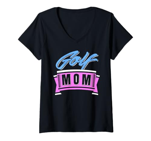 Damen Retro Golf Mama Humor Stilvoll für Damen T-Shirt mit V-Ausschnitt Damen Retro Golf Mama Humor Stilvoll für Damen T-Shirt mit V-Ausschnitt von Sprüche für Golfspielerinnen