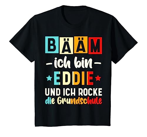 Kinder Name Eddie Bääm Ich Bin Eddie T-Shirt von Sprüche und Geschenke