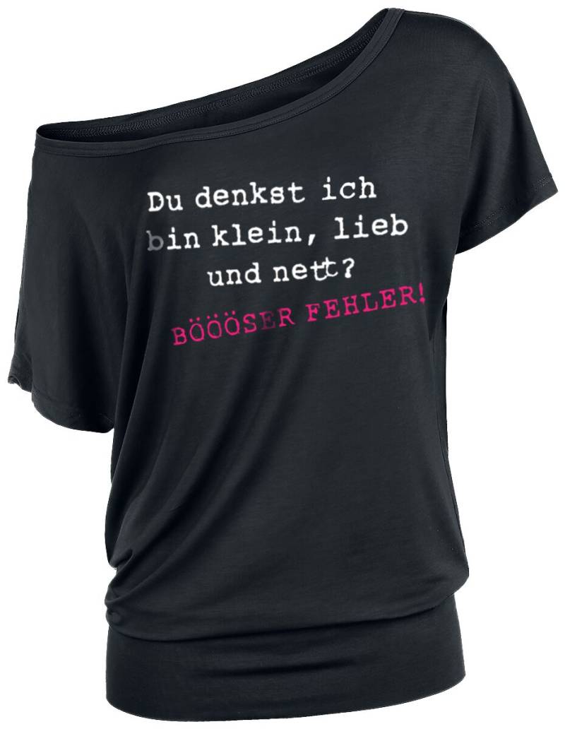 Sprüche BÖÖÖSER FEHLER! T-Shirt schwarz in XXL von Sprüche