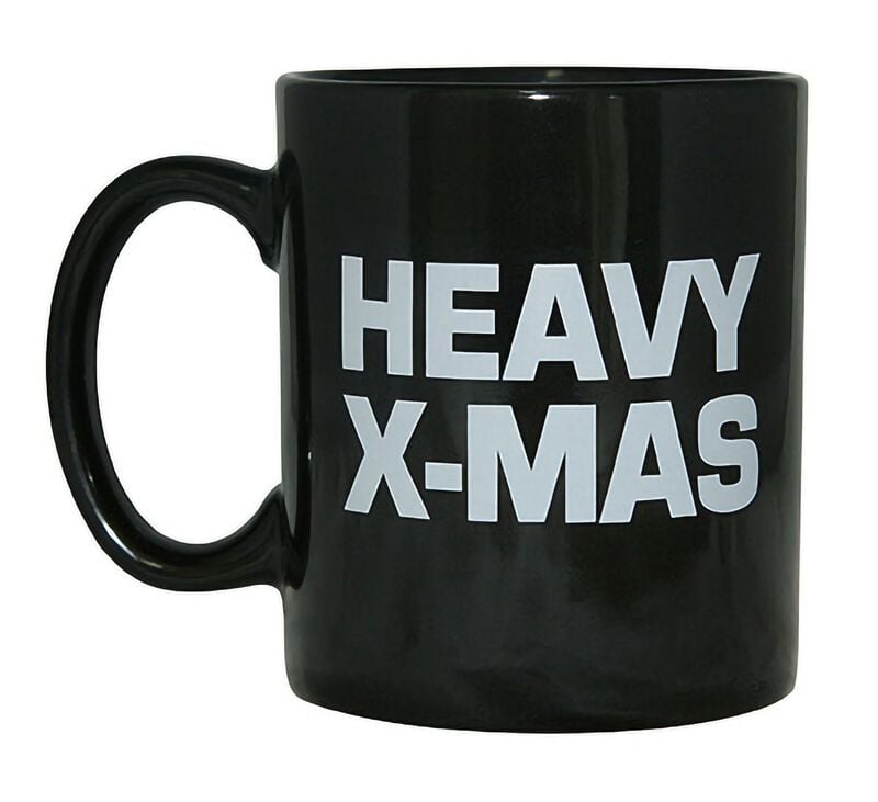 Sprüche Heavy X-Mas Becher schwarz von Sprüche