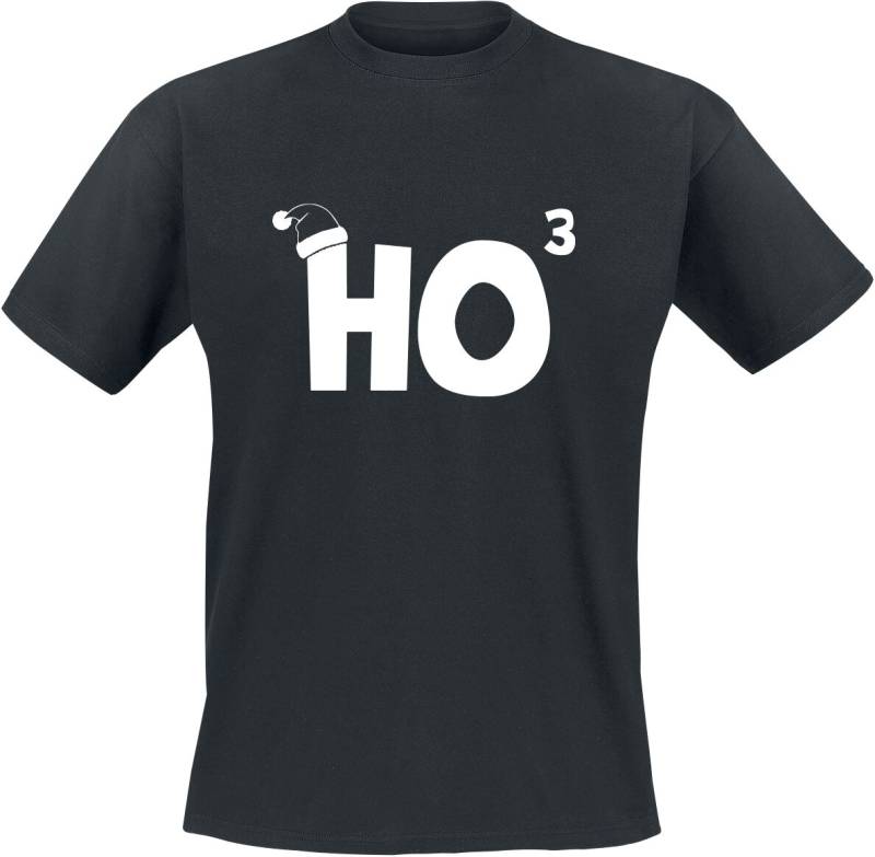 Sprüche Ho Ho Ho T-Shirt schwarz in 3XL von Sprüche