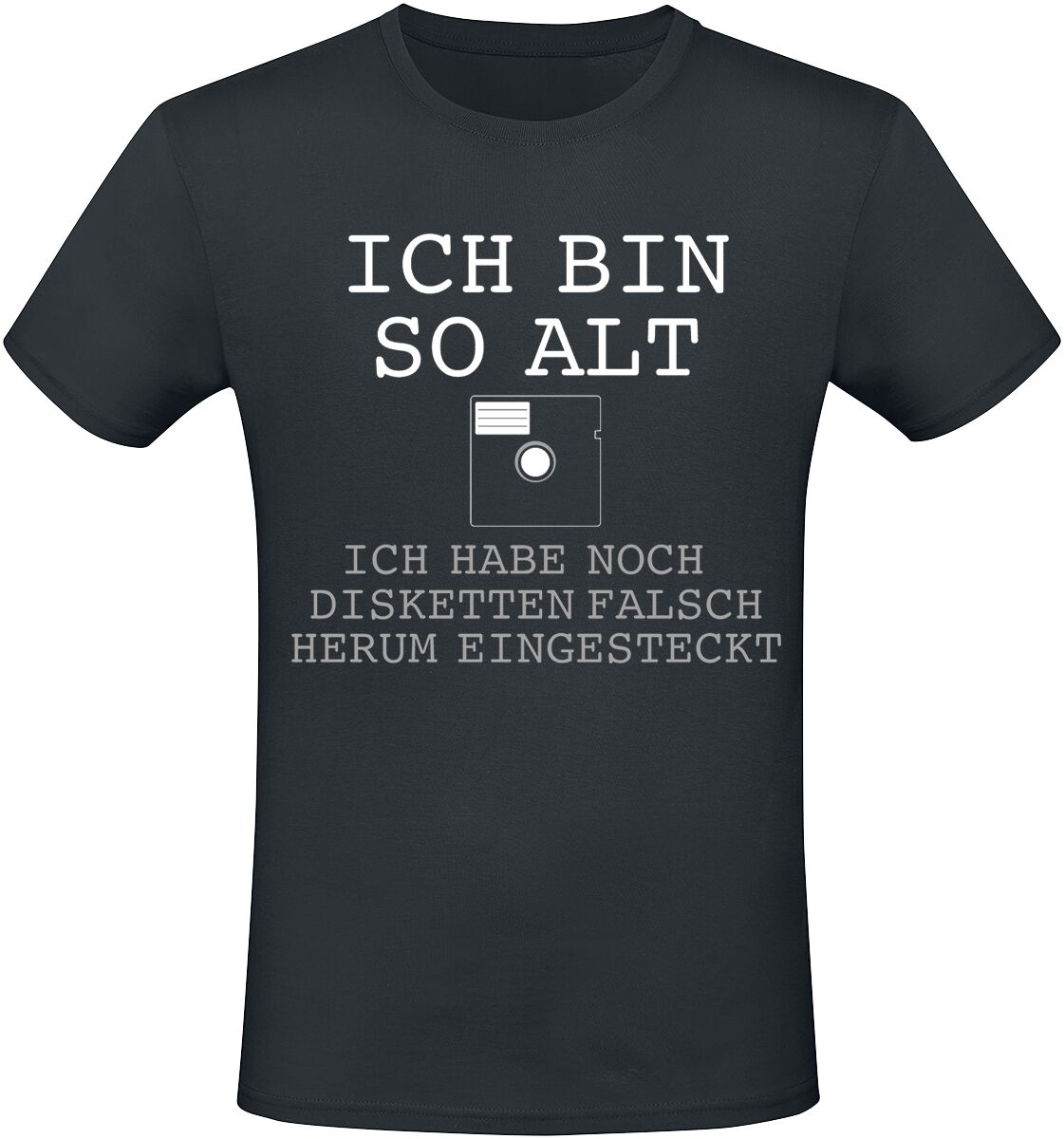 Sprüche Ich bin so alt T-Shirt schwarz in XL von Sprüche