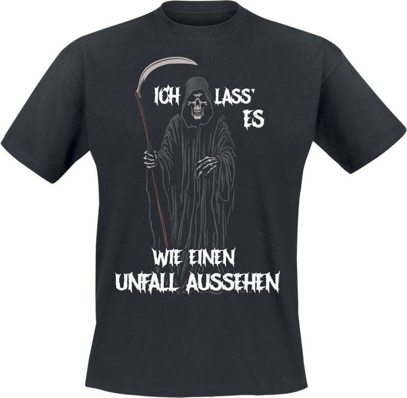 Sprüche Ich lass' es wie einen Unfall ausehen T-Shirt schwarz in 3XL von Sprüche