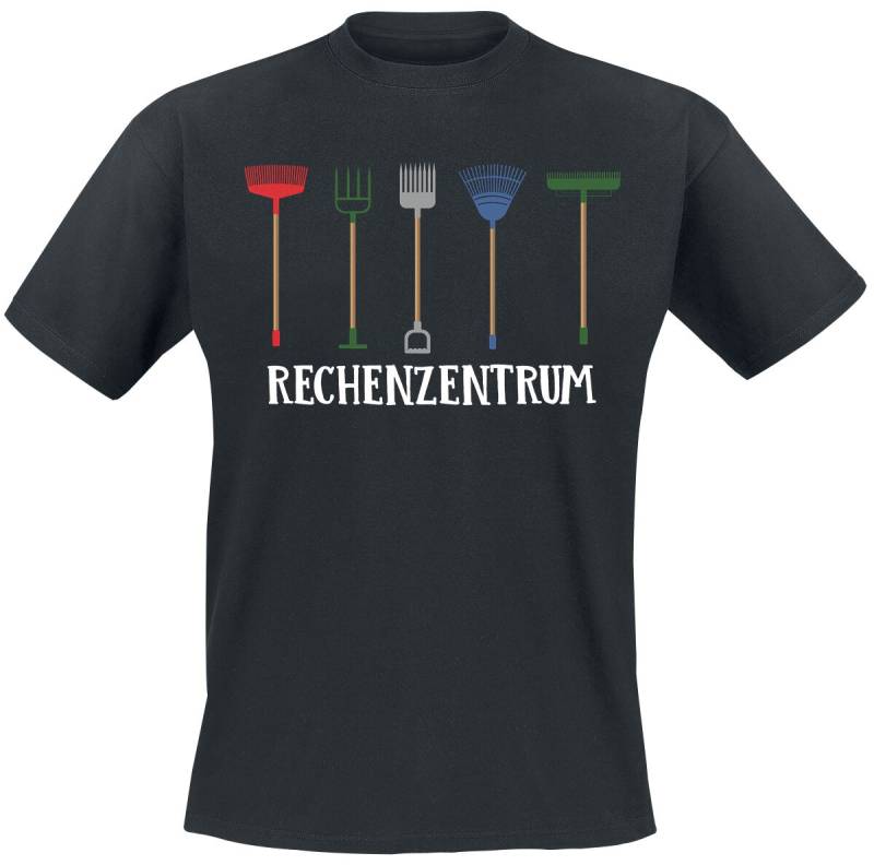 Sprüche Rechenzentrum T-Shirt schwarz in M von Sprüche