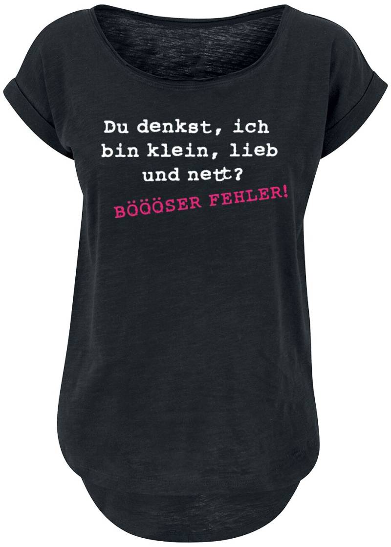 Sprüche T-Shirt - BÖÖÖSER FEHLER! - XS bis 5XL - für Damen - Größe M - schwarz von Sprüche
