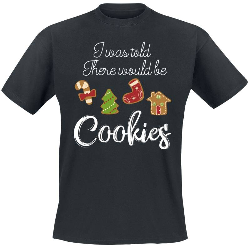 Sprüche T-Shirt - Cookies - M bis 3XL - für Männer - Größe M - schwarz von Sprüche
