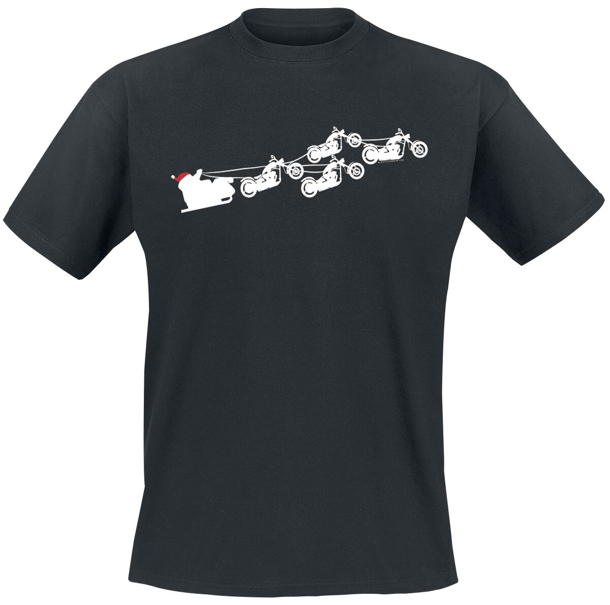 Sprüche T-Shirt - Motorrad Weihnachtsmann - M bis 3XL - für Männer - Größe 3XL - schwarz Sprüche T-Shirt - Motorrad Weihnachtsmann - M bis 3XL - für Männer - Größe 3XL - schwarz von Sprüche