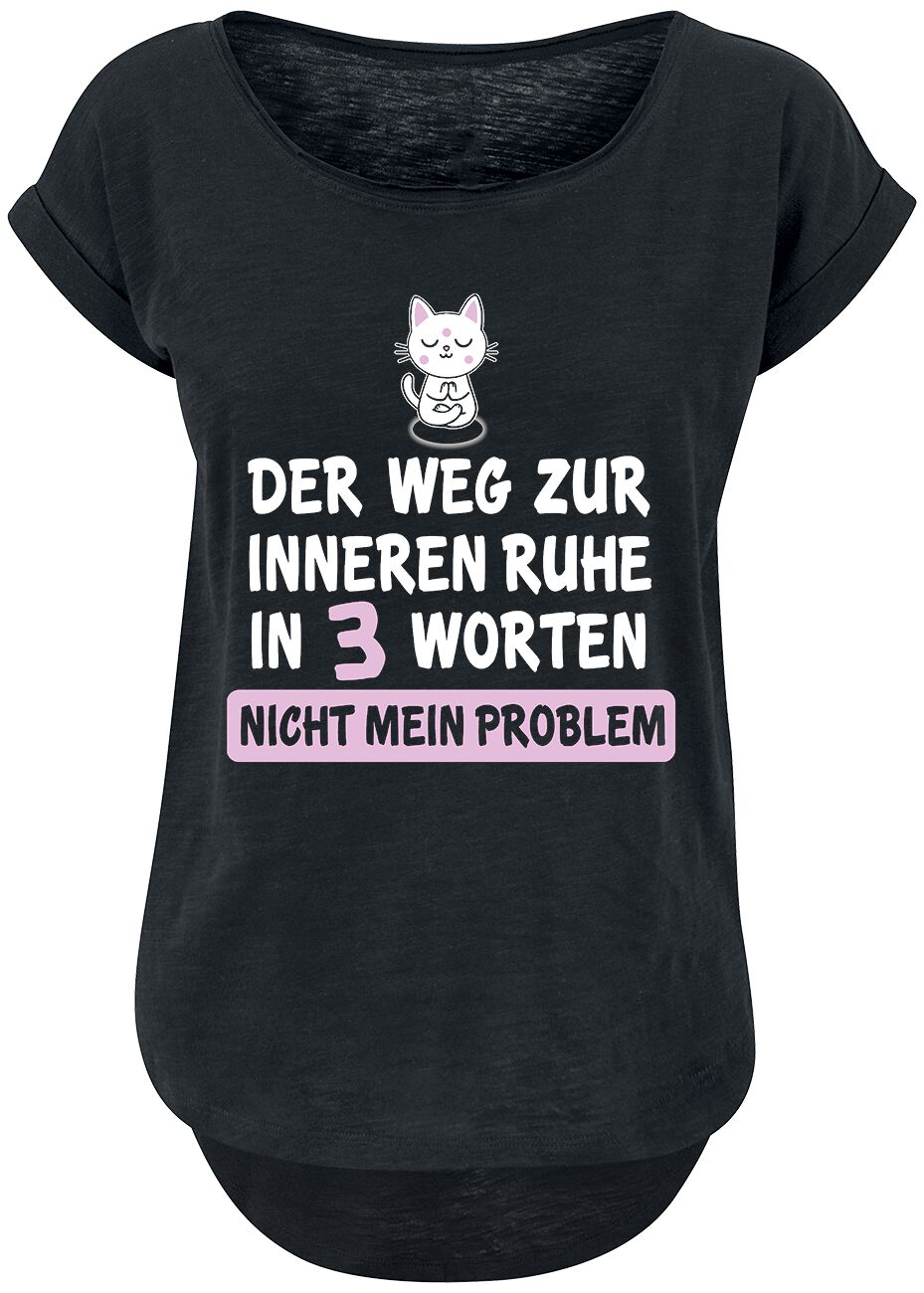 Sprüche T-Shirt - Nicht mein Problem - XS bis 5XL - für Damen - Größe M - schwarz von Sprüche