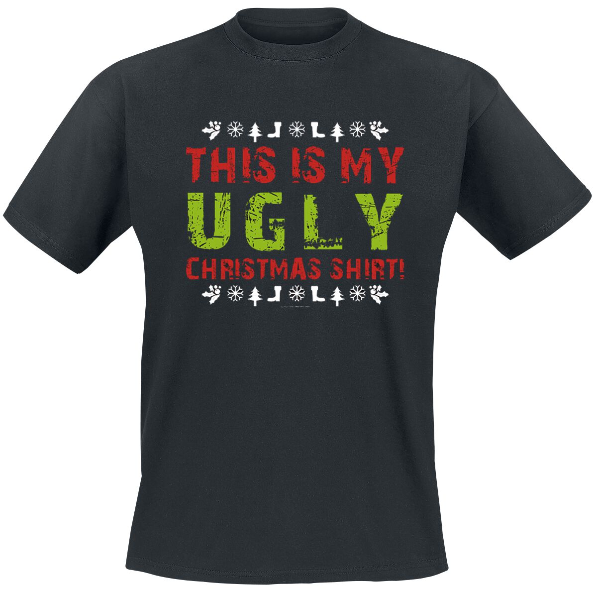 Sprüche This Is My Ugly Christmas Shirt! T-Shirt schwarz in XL Sprüche This Is My Ugly Christmas Shirt! T-Shirt schwarz in XL von Sprüche