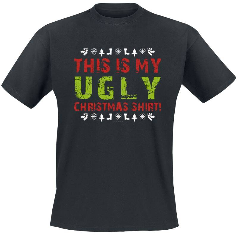 Sprüche This Is My Ugly Christmas Shirt! T-Shirt schwarz in XL Sprüche This Is My Ugly Christmas Shirt! T-Shirt schwarz in XL von Sprüche