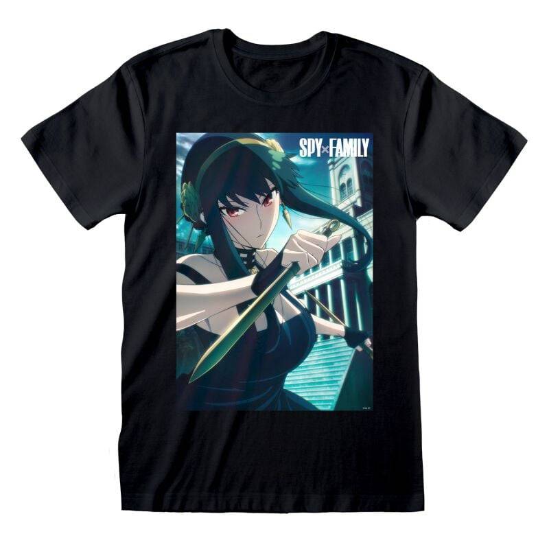 Spy x Family - Anime T-Shirt - Yor Blade - L bis XL - für Männer - Größe L - schwarz  - Lizenzierter Fanartikel Spy x Family - Anime T-Shirt - Yor Blade - L bis XL - für Männer - Größe L - schwarz  - Lizenzierter Fanartikel von Spy x Family