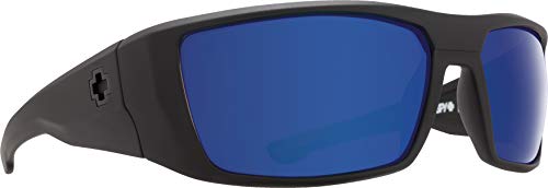 SPY OPTIC Dirk Sonnenbrille Matte Black - Happy Bronze Polarized w/Blue S von Spy