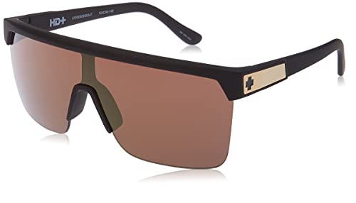 Spy Unisex Flynn 50/50 Sonnenbrille, Anniv Matte Black Gold, Talla Única von Spy