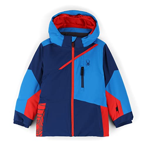 Spyder Boy's Challenger Jacket (Toddler/Little Kids) Abyss Collegiate 5 Little Kid von Spyder